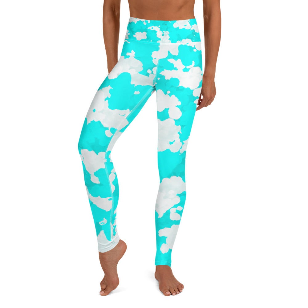 Blue Ink Yoga Leggings InukTrini